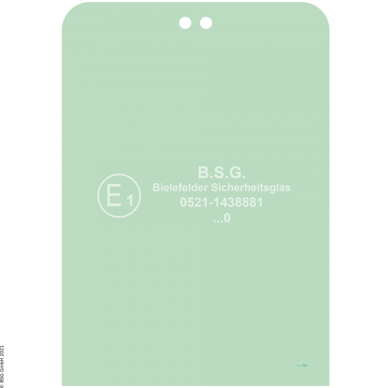 A00 - Frontscheibe Liebherr BaggerMobil- und Raupenbagger LITRONIC Serie II ab 1996 Frontscheibe oben