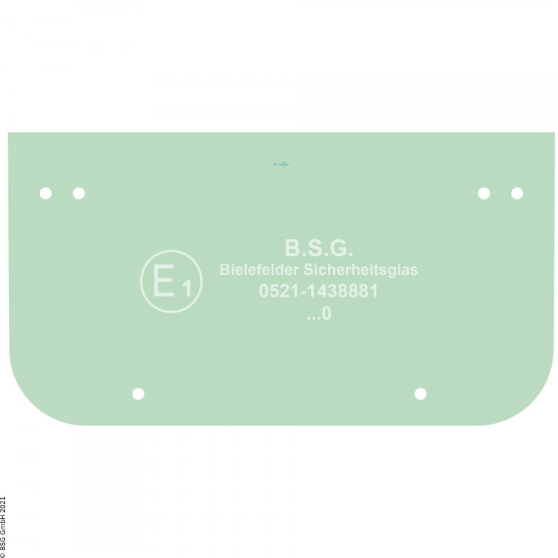 A00 - Frontscheibe Liebherr BaggerMobil- und Raupenbagger LITRONIC Serie II ab 1996 Frontscheibe unten