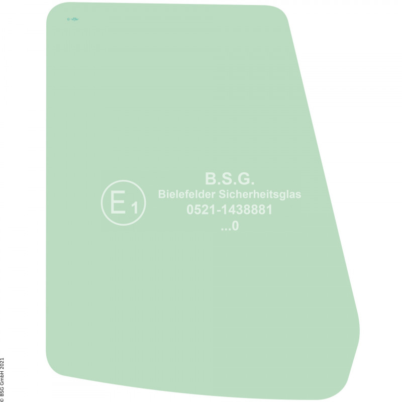 R00 - Seitenscheibe rechts Liebherr BaggerMobil- und Raupenbagger LITRONIC Serie II ab 1996 Seitenscheibe rechts vorne