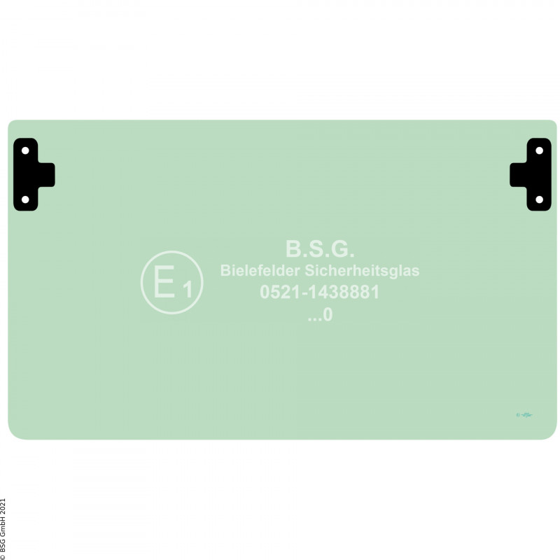 A00 - Frontscheibe JCB BaggerX-Serie (131X bis 245X) Frontscheibe unten