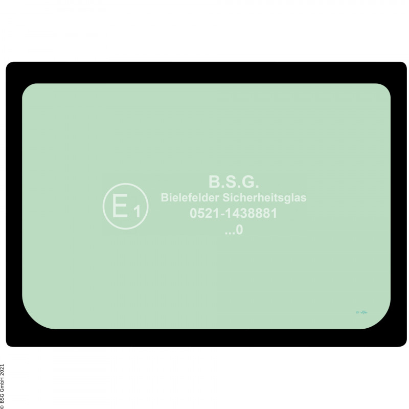 B00 - Heckscheibe JCB BaggerX-Serie (131X bis 245X) Heckscheibe