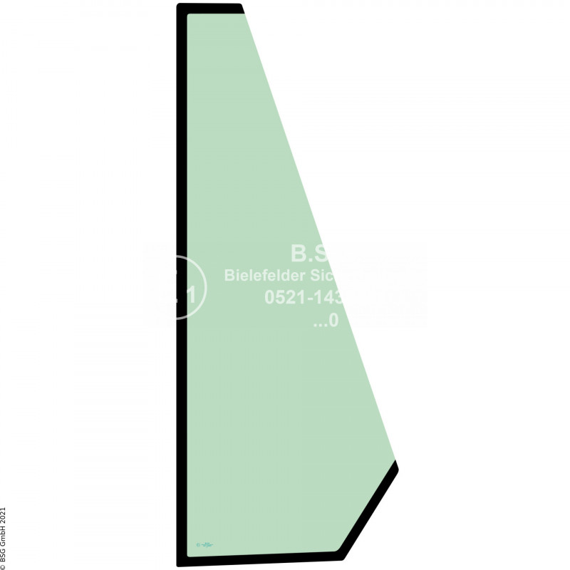 A00 - Frontscheibe Caterpillar Radlader (auch Kettenlader)950GC (M5T), 966GC (M5K) Frontscheibe rechts