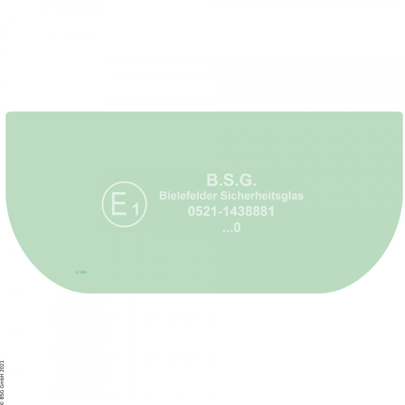 A00 - Frontscheibe Kobelco BaggerSK170-6 bis SL 480(N)LC-6 Frontscheibe unten