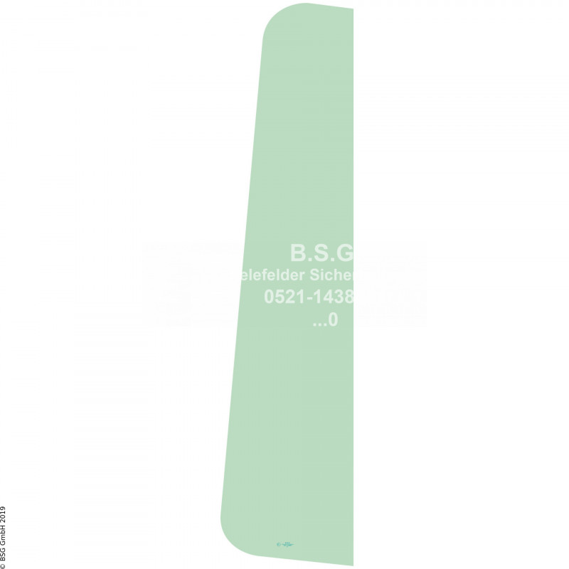 B00 - Heckscheibe Schaeff Radlader (auch Kettenlader)SKL 823, 833, 843, 853, 863 Heckscheibe seitlich