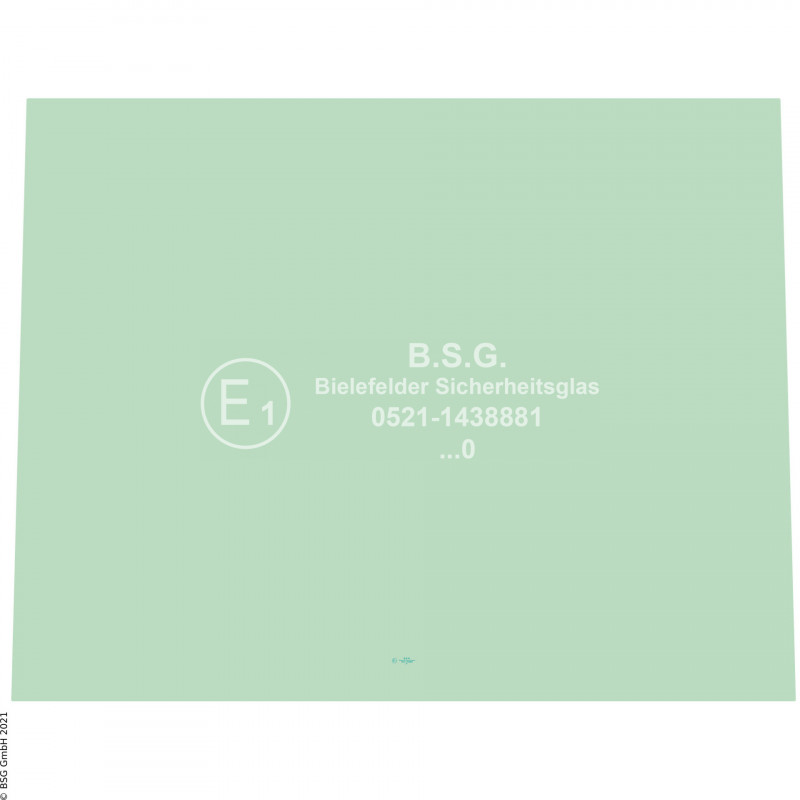 B00 - Heckscheibe Schaeff Radlader (auch Kettenlader)SKL 823, 833, 843, 853, 863 Heckscheibe mitte (1070 breit)