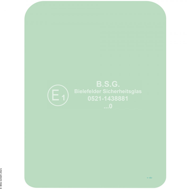 A00 - Frontscheibe Samsung BaggerSE130LC-3 bis SE450(N)LC-3 Frontscheibe oben