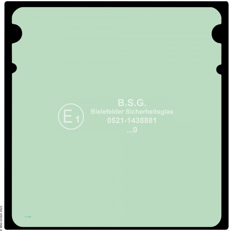 A00 - Frontscheibe Hyundai BaggerR16-9, R18-9 Frontscheibe oben