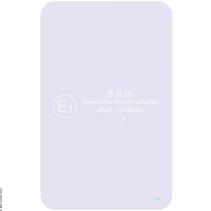 FD0 - Türscheibe Orenstein & Koppel (O&K) Radlader (auch Kettenlader)Radlader bis Baujahr 2000 Türscheibe