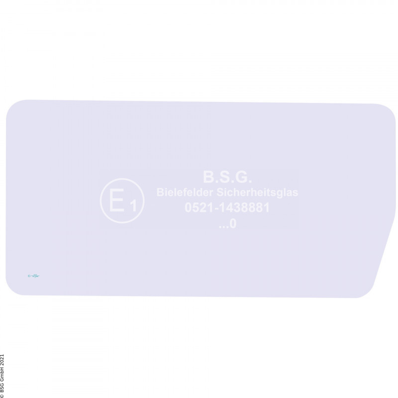 FD0 - Türscheibe Kramer Baggerlader416, 516, 416S (bis FgNr. 130012) Türscheibe unten