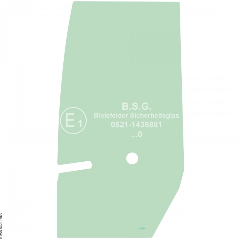 FD0 - Türscheibe Komatsu Radlader (auch Kettenlader)WA 75-3 bis WA 95-3 (Handy) Türscheibe