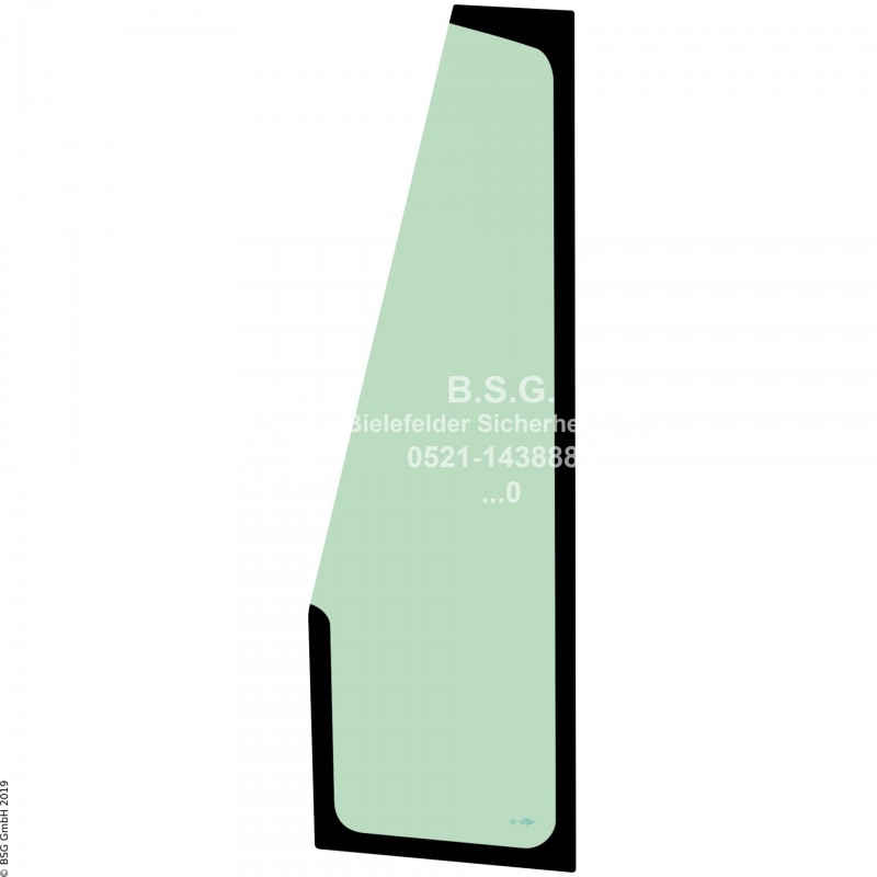 A00 - Frontscheibe Hyundai Radlader (auch Kettenlader)HL 780-7(A) Frontscheibe links