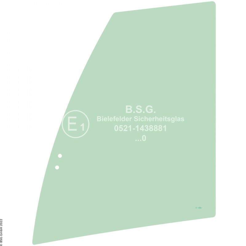 FD0 - Türscheibe Liebherr BaggerR906 - R980 (2010er Kabine) Türschiebescheibe vorne