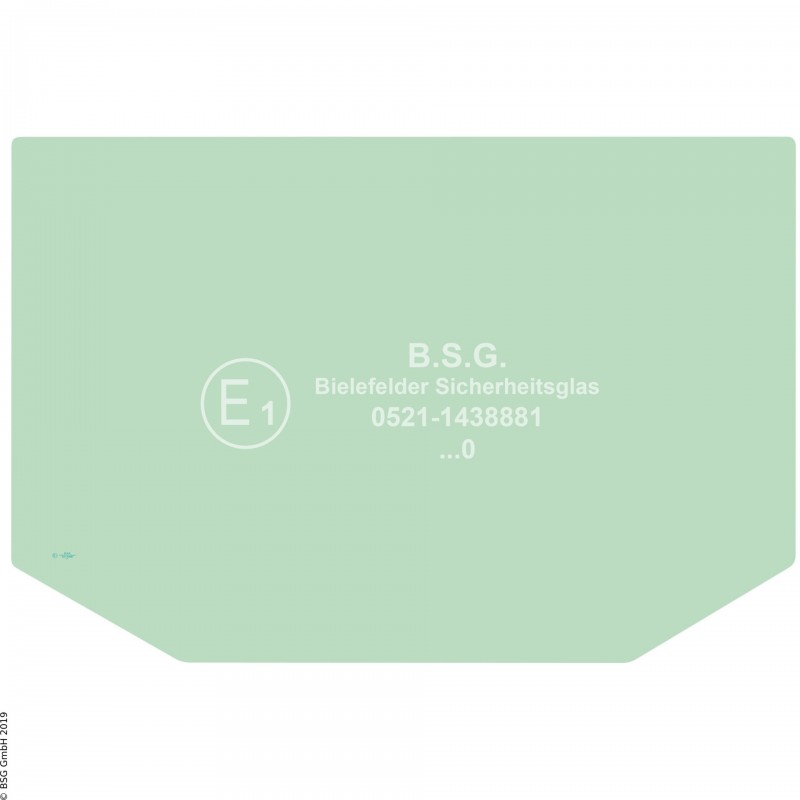 A00 - Frontscheibe Kobelco BaggerSK19 Frontscheibe unten