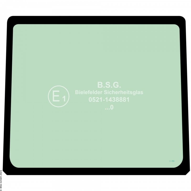 B00 - Heckscheibe Kobelco BaggerSK19 Heckscheibe