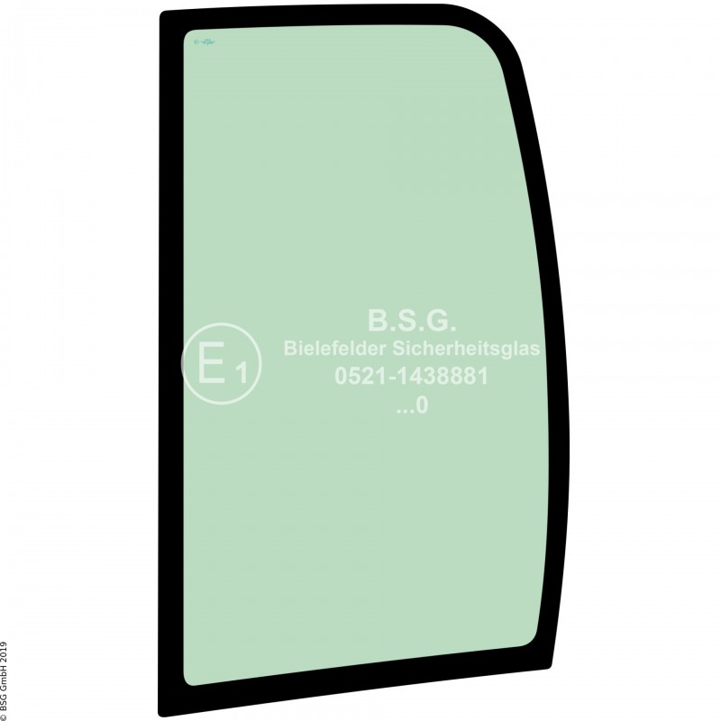 L00 - Seitenscheibe links Kobelco BaggerSK19 Seitenscheibe links hinten