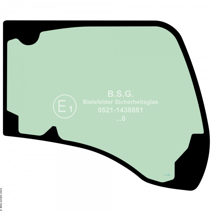 R00 - Seitenscheibe rechts Hitachi BaggerZX150W-7, ZX155W-7, ZX180W-7, ZX220W-7 Seitenscheibe rechts