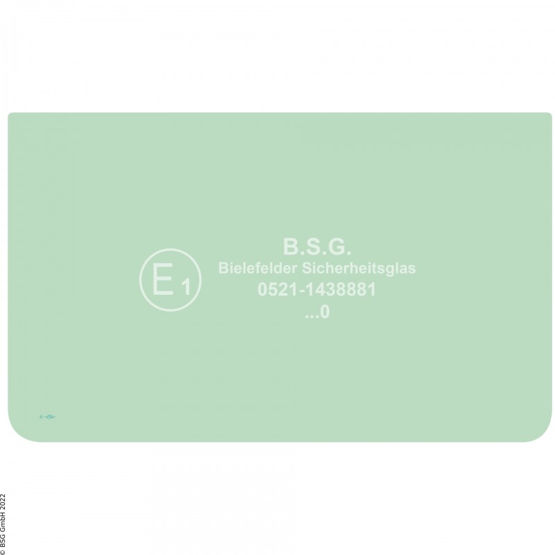 A00 - Frontscheibe Hyundai BaggerR130LC-3 bis R360LC-3, R130W-3 bis R200W-3 (Kabine Typ S) Frontscheibe unten