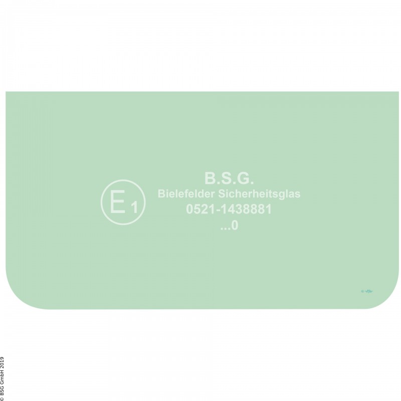 A00 - Frontscheibe Hyundai BaggerR140LC(M)-9(a) bis R520LC-9(a), R140W-9(a) bis R210W-9(a) Frontscheibe unten