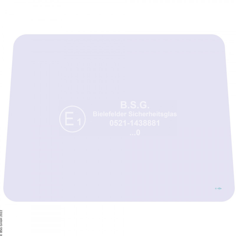 B00 - Heckscheibe Schaeff Radlader (auch Kettenlader)SKL 501, 503, 700, 701 Heckscheibe