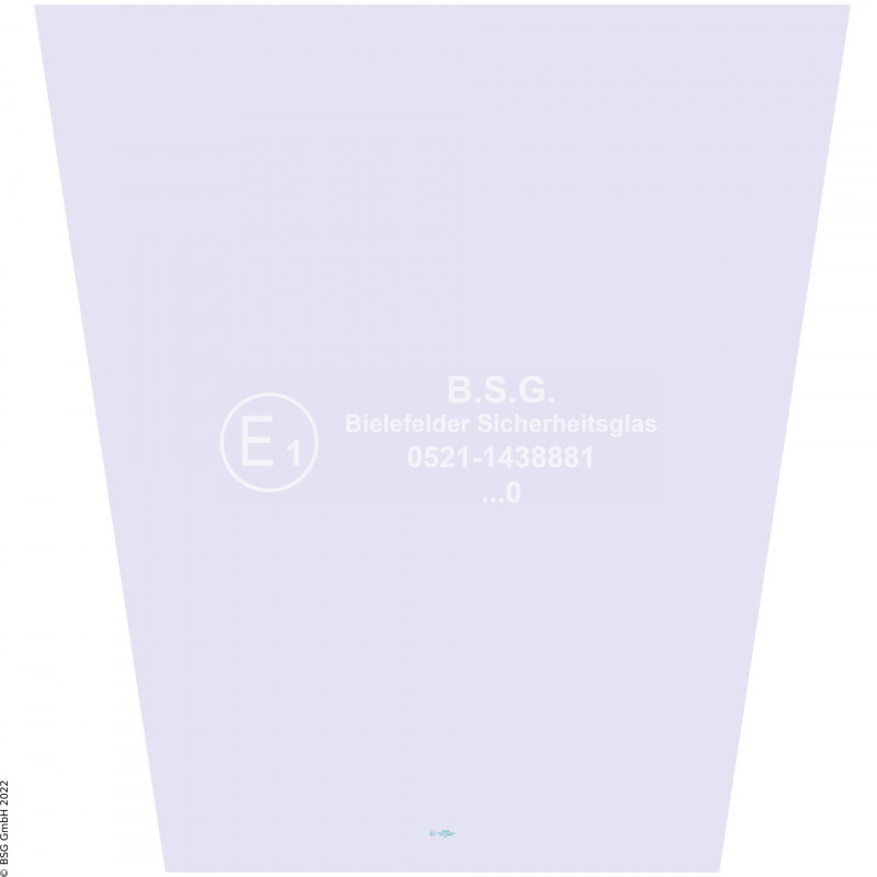 A00 - Frontscheibe Schaeff BaggerladerSKB 900, 902, 1000 Frontscheibe mitte