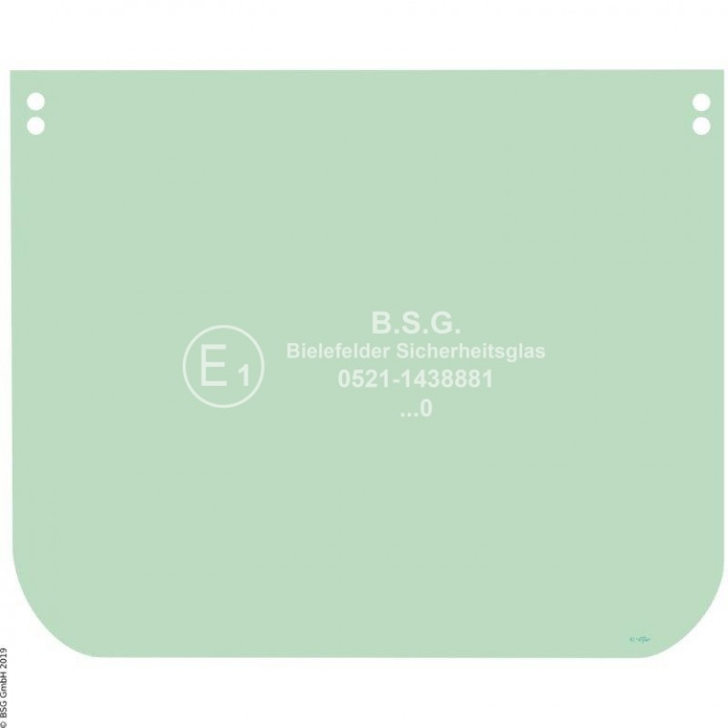 A00 - Frontscheibe Caterpillar MobilbaggerM313D (J3A, K3D), M315D (J5B, K5E), M316D (P6K), M318D (D8W, P8L), M320D2 (EN8), M322D(2) (D2W, PT2, EN2) Frontscheibe unten