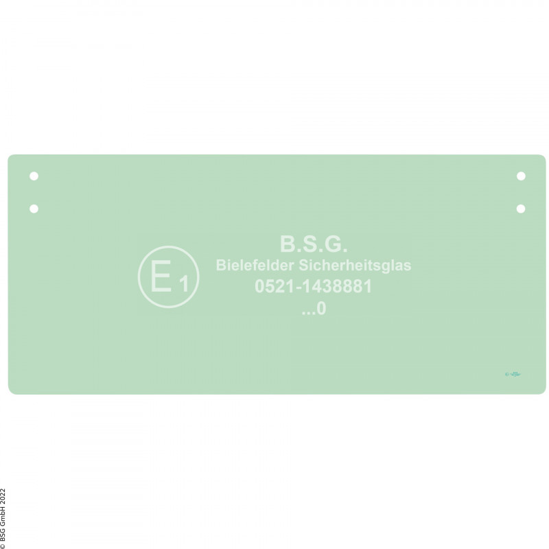 A00 - Frontscheibe JCB Bagger85Z-2, 86C-2, 90Z-2, 100C-2 Frontscheibe unten