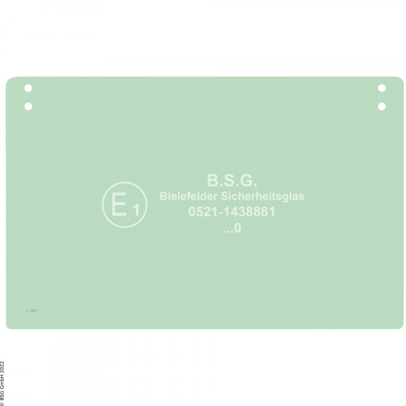 A00 - Frontscheibe Kobelco BaggerSK25SR-6 Frontscheibe unten