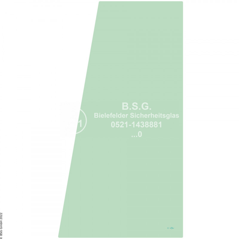 FD0 - Türscheibe Hanomag RaupenD600D Super, D700D Super Türscheibe