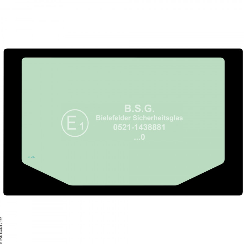 B00 - Heckscheibe JCB Bagger50Z-2, 51R-2, 56Z-2, 60C-2 (Stufe 5) Heckscheibe