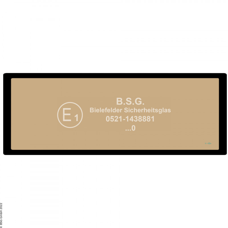 C00 - Dach(rand)scheibe JCB Bagger48Z-1, 51R-1, 55Z-1, 57C-1 Dachrandscheibe