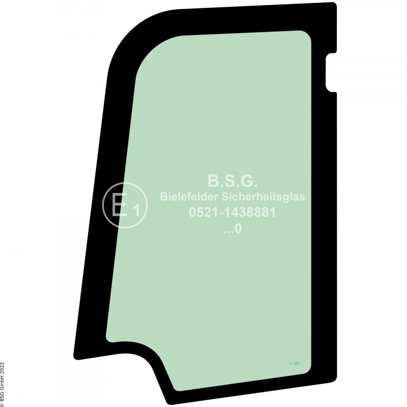 FD0 - Türscheibe JCB Bagger57C-1 Türscheibe oben