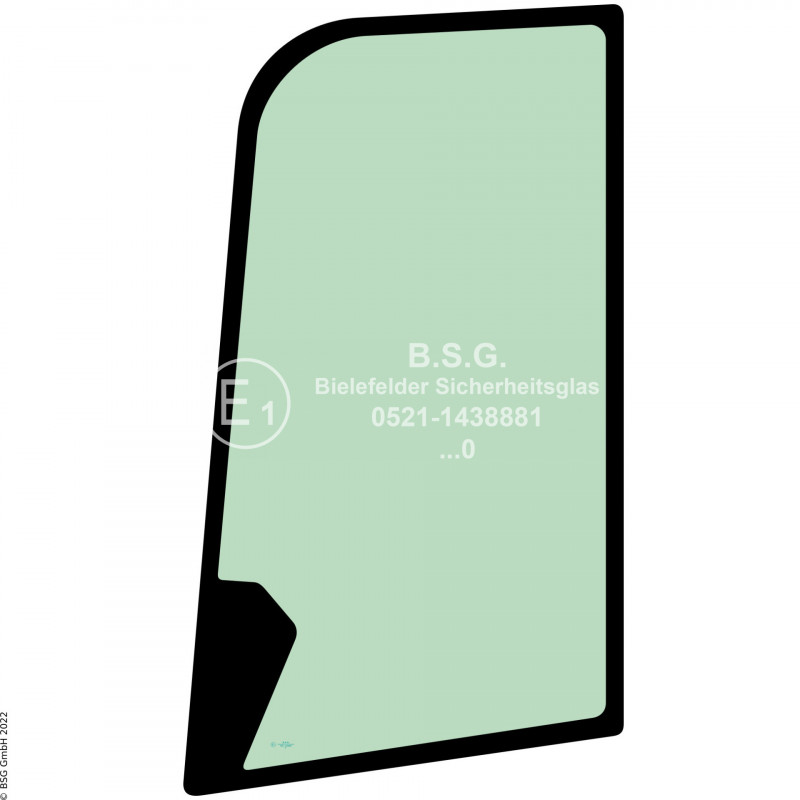 FD0 - Türscheibe JCB Bagger65R-1, 67C-1, 85Z-1, 86Z-1, 90Z-1, 100C-1 Türscheibe oben