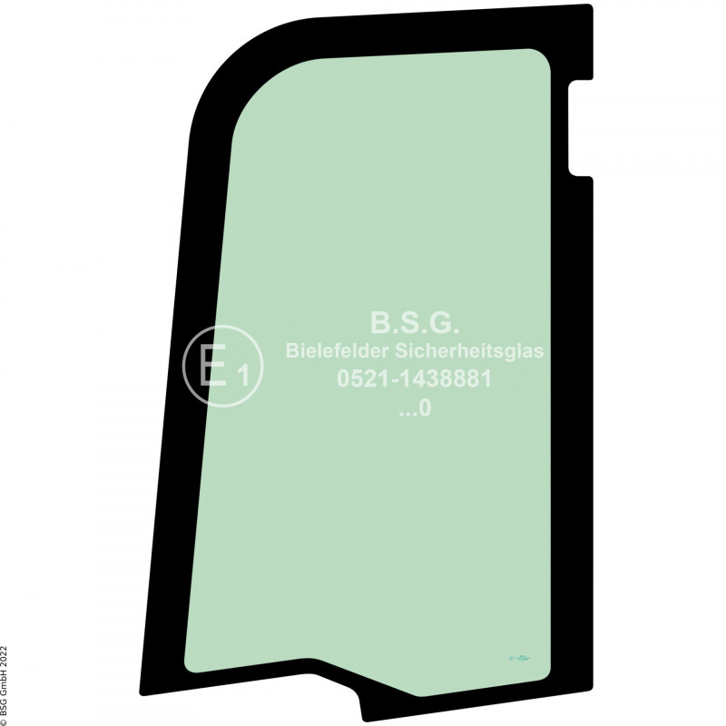 FD0 - Türscheibe JCB Bagger85Z-2, 86C-2, 90Z-2, 100C-2 Türscheibe oben