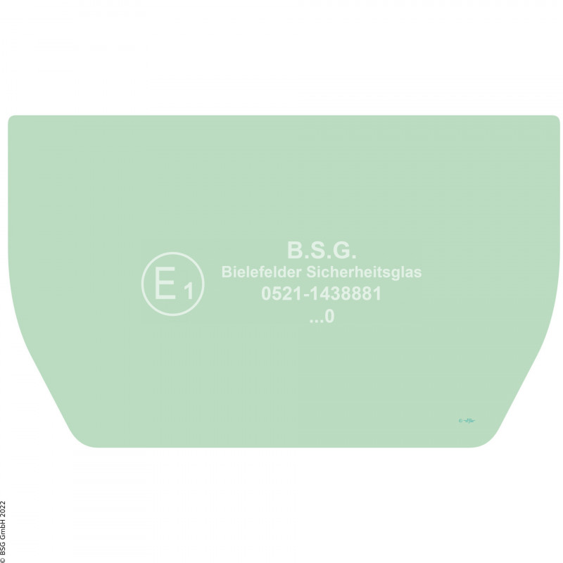 A00 - Frontscheibe Kobelco BaggerSK45SRX-6, SK55SRX-6 Frontscheibe unten