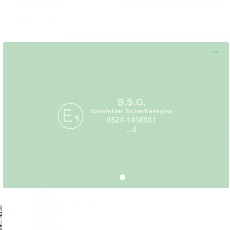 B00 - Heckscheibe Volvo Radlader (auch Kettenlader)L50 - L330, Serie D + E Heckscheibe
