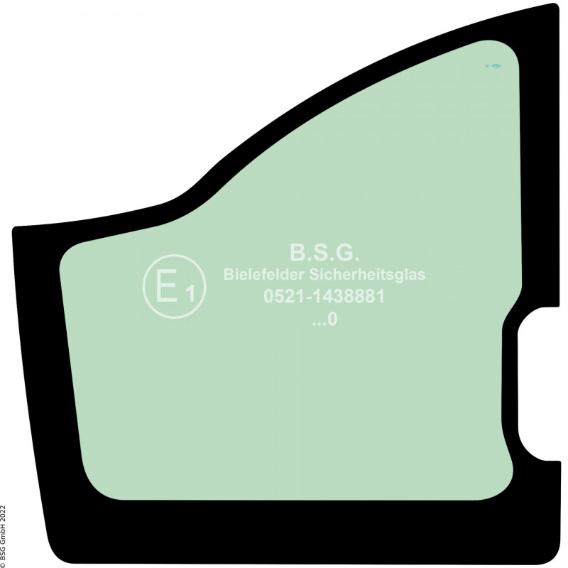 FD0 - Türscheibe JCB Bagger8025ZTS, 8026CTS, 8030ZTS, 8035ZTS Türscheibe unten