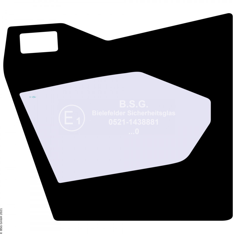 FD0 - Türscheibe Kramer Teleskoplader1245, 1445 (Stufe V) Türscheibe unten