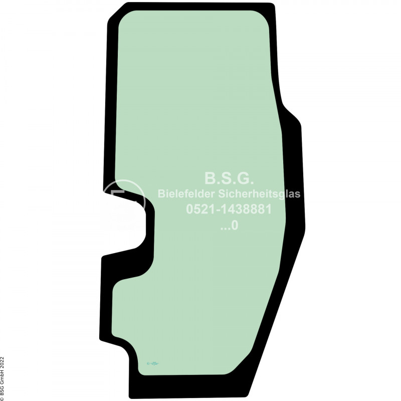 FD0 - Türscheibe Komatsu RaupenD51EX/PX-24, D61EX/PX-24, D71EX/PX-24 Türscheibe rechts