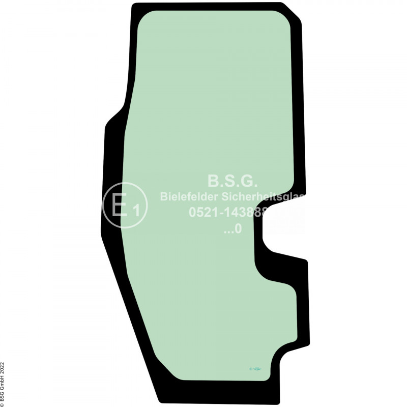 FD0 - Türscheibe Komatsu RaupenD51EX/PX-24, D61EX/PX-24, D71EX/PX-24 Türscheibe links