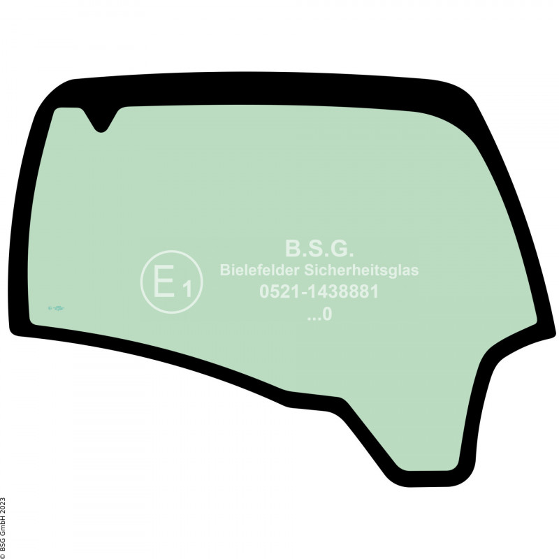 R00 - Seitenscheibe rechts Hyundai BaggerR140LC(M)-9(a) bis R520LC-9(a), R140W-9(a) bis R210W-9(a) Seitenscheibe rechts