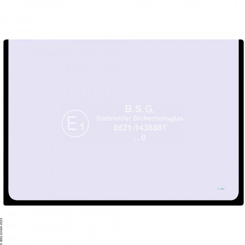 A00 - Frontscheibe JCB Bagger8052, 8060, 8061CTS Frontscheibe unten