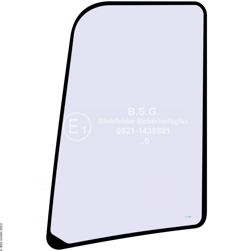 FD0 - Türscheibe Hitachi BaggerZX 19-5A, ZX 19-6CR Türscheibe oben