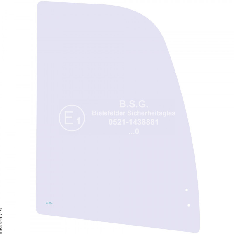 R00 - Seitenscheibe rechts JCB Bagger802 Super, 802.7, 803 Plus, 803 Super, 804 Super Rechte vordere Schiebescheibe