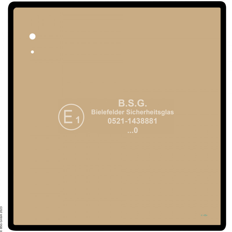 A00 - Frontscheibe Hitachi BaggerEX 12-1 bis 45-1 Frontscheibe oben (Kabinentyp 3)