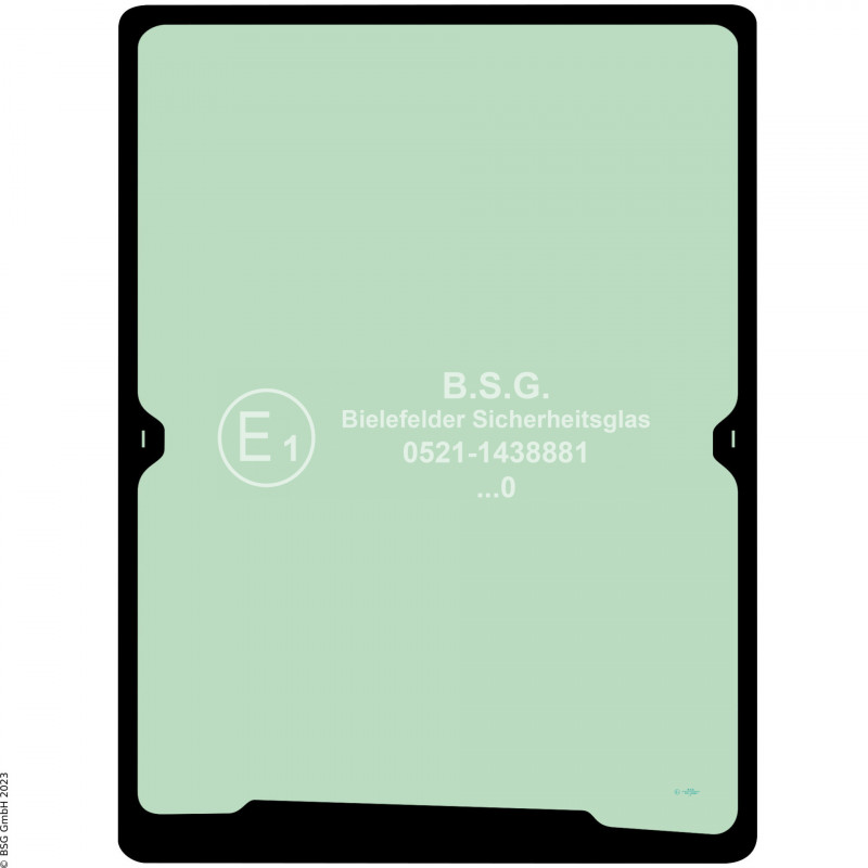 A00 - Frontscheibe Manitou TeleskopladerMT730, MT930 (Stufe 5) Frontscheibe