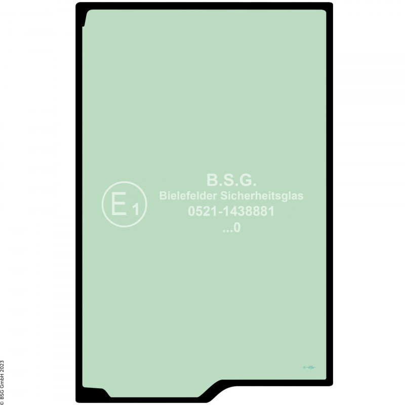 A00 - Frontscheibe Kramer Teleskoplader3007, 3507, 3610, 4007, 4209, 4507, 5007, 5507, 5509 Frontscheibe