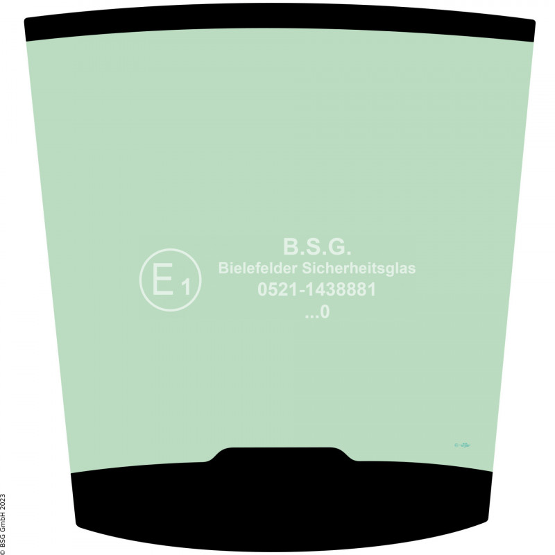 A00 - Frontscheibe JCB Radlader (auch Kettenlader)411, 413, 417, 419, 427, 435, 457 Frontscheibe