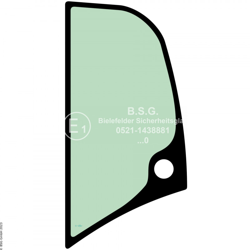 L00 - Seitenscheibe links Kramer Radlader (auch Kettenlader)380, 480, 580, 680(T), 780 (neue Serie) (BM 351 und 352) Seitenscheibe links hinten