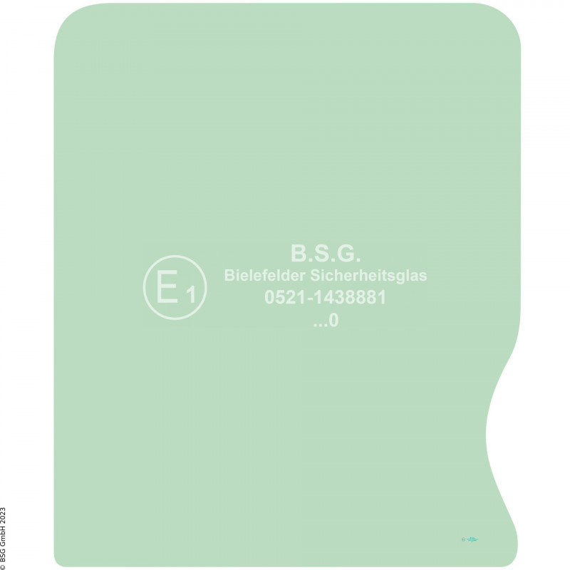 A00 - Frontscheibe Daewoo BaggerS130LC Solar-5 bis S450LC Solar-5 Frontscheibe oben