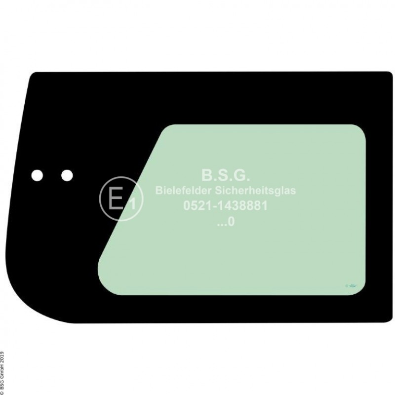 FD0 - Türscheibe Hitachi BaggerZX70, ZX80, ZX75US bis ZX225US Türscheibe unten